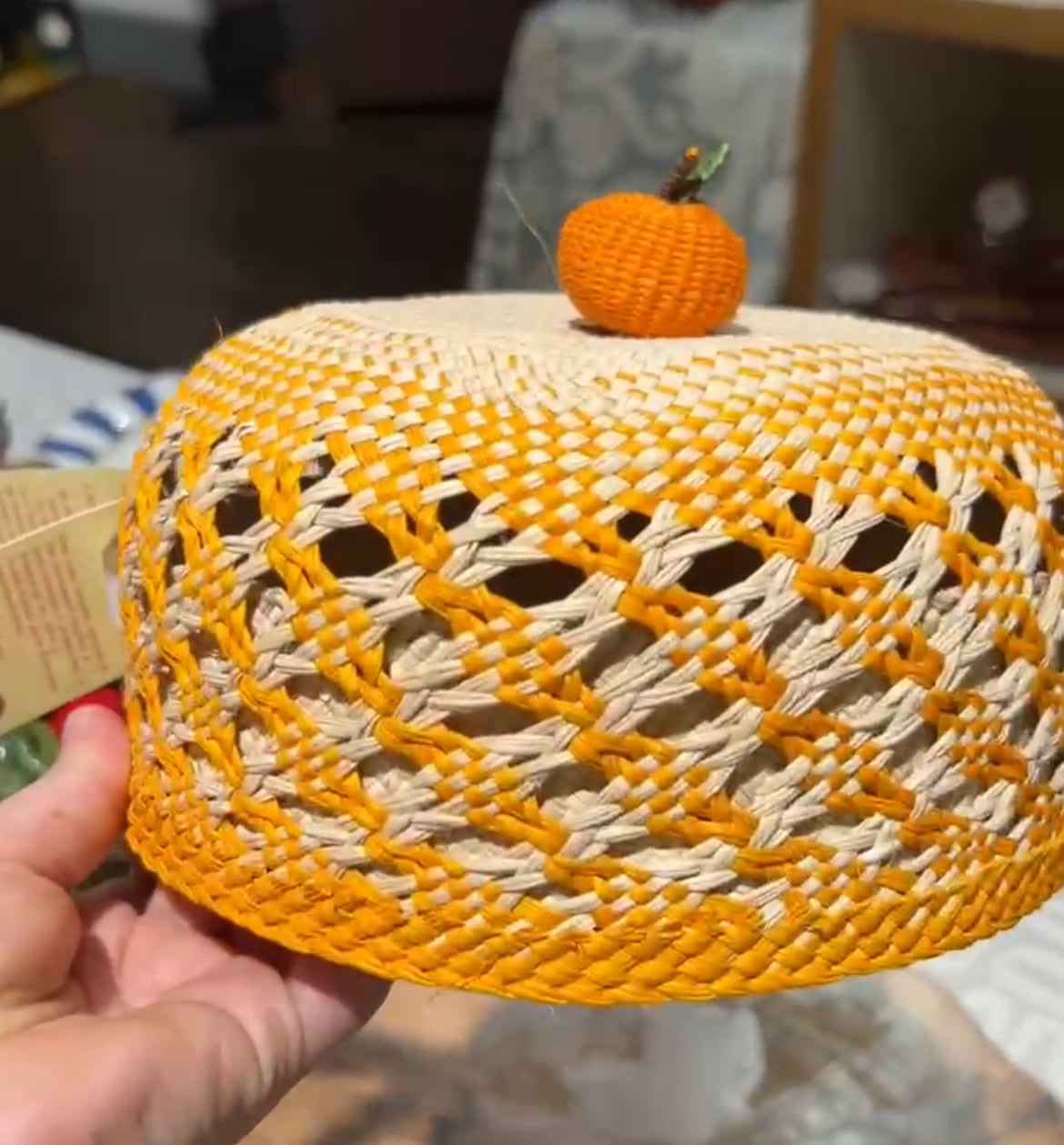 Bread/Tortilla Handwoven Basket – Tabletop Decor Colombia-3