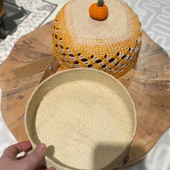 Bread/Tortilla Handwoven Basket – Tabletop Decor Colombia-2