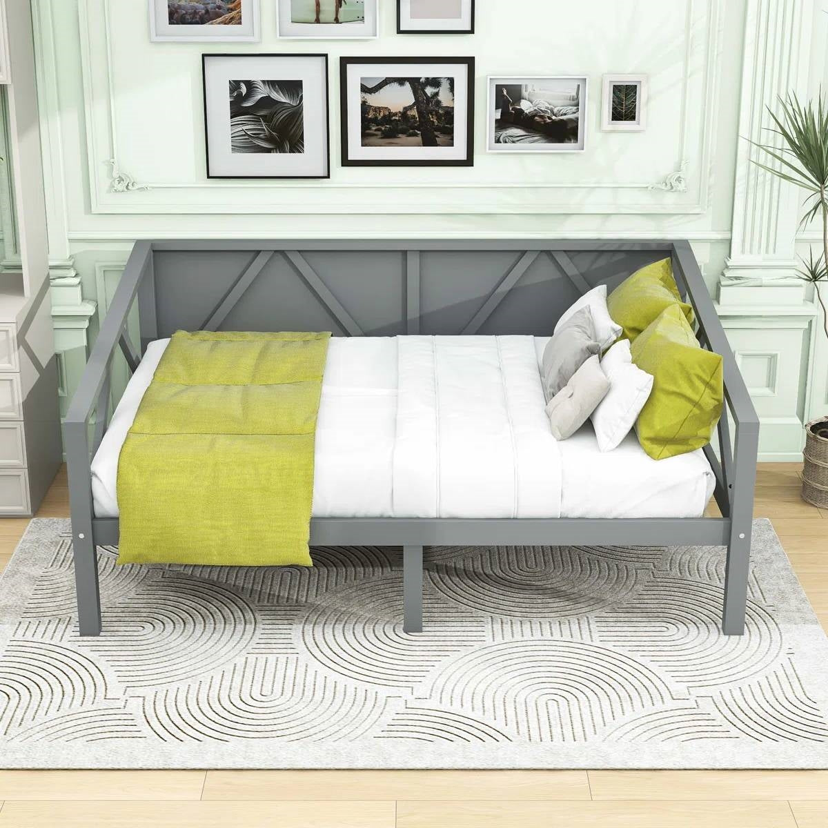 Full size Daybed in Grey Wood Finish-2