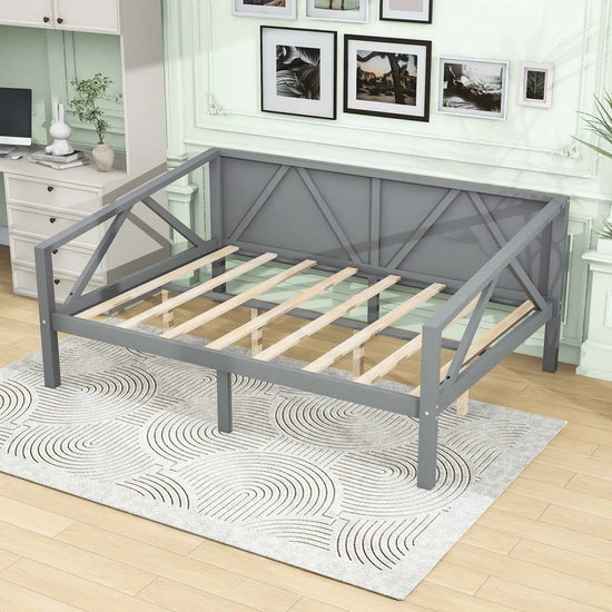 Full size Daybed in Grey Wood Finish-3