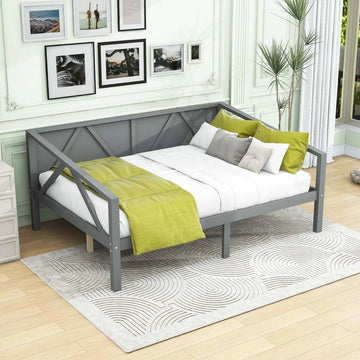 Full size Daybed in Grey Wood Finish-0