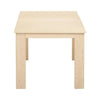 Wooden Outdoor Side Table, Natural Hemlock