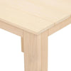 Wooden Outdoor Side Table, Natural Hemlock