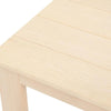 Wooden Outdoor Side Table, Natural Hemlock