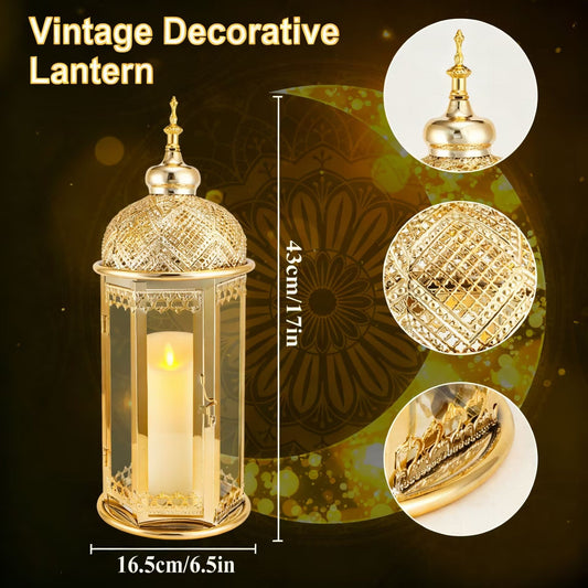 Moroccan Candle Lantern, Set of 3