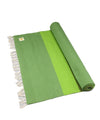 Handwoven Cotton Yoga and Meditation Rug with OM Design