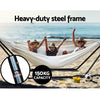 Hammock Bed with Steel Stand, Powder-Coated Frame
