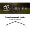 Outdoor Hammock Chair with Stand, Cream Hanging Swing Seat