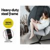 Hanging Egg Chair Swing Pod with Cushion & 360° Steel Stand