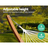 Double Hammock with Wooden Stand