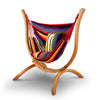 Hammock with Wooden Stand and Two Cushions