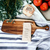 Acacia Serving Board with 6 Bamboo Cheese Markers | 23x8"