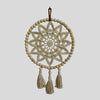 10" Handmade Wood Bead Macrame Dreamcatcher, Nursery & Kids Decor
