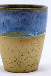 Handcrafted Stoneware Ceramic Mug, Square Design