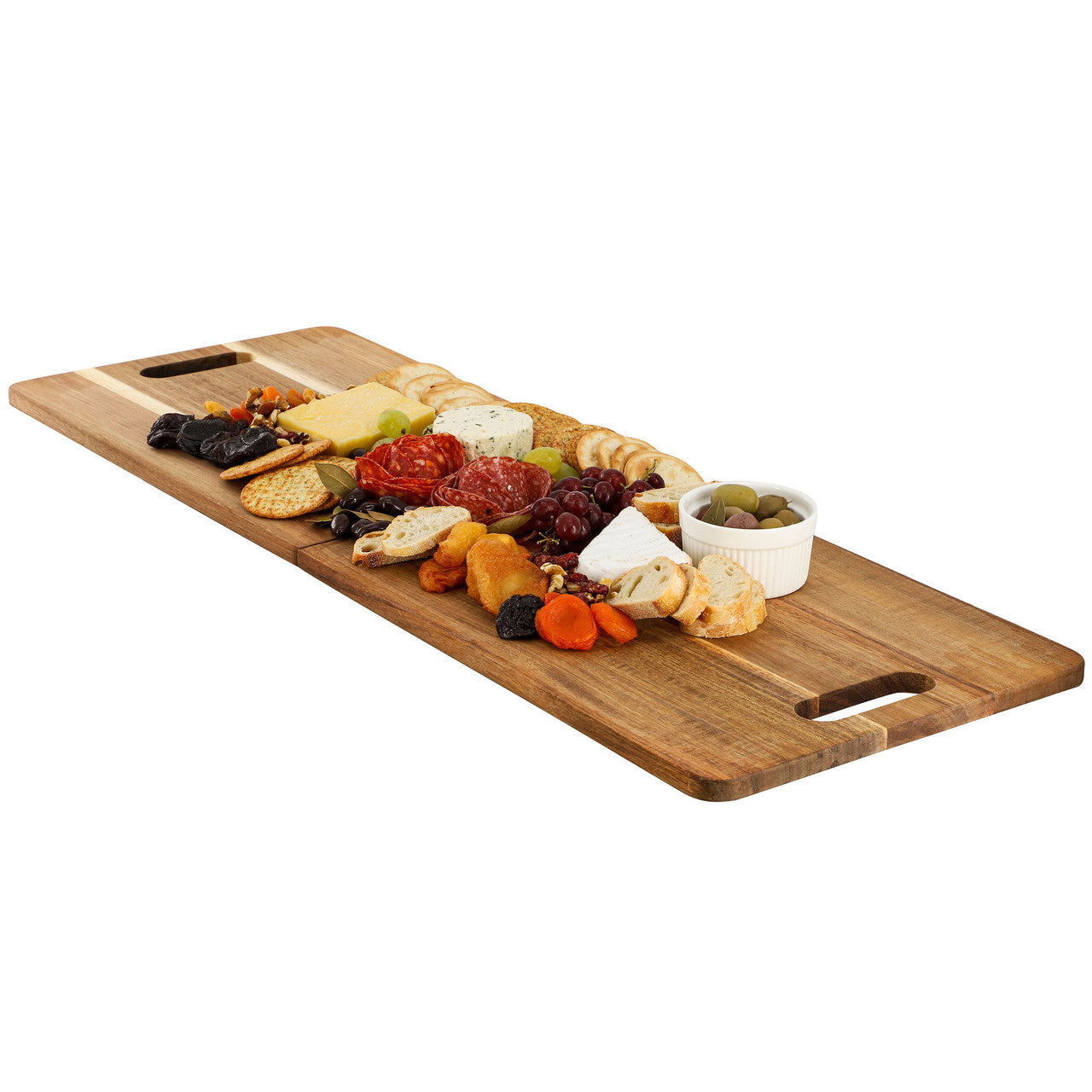 MegaChef 33 x 12 Inch Acacia Wood Folding Charcuterie Serving Board-0