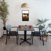 Set of 4 Patio Dining Armchair - Porto - Commercial Grade - Stackable