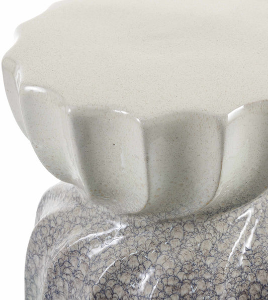 Naduvattam Outdoor Ceramic Stool