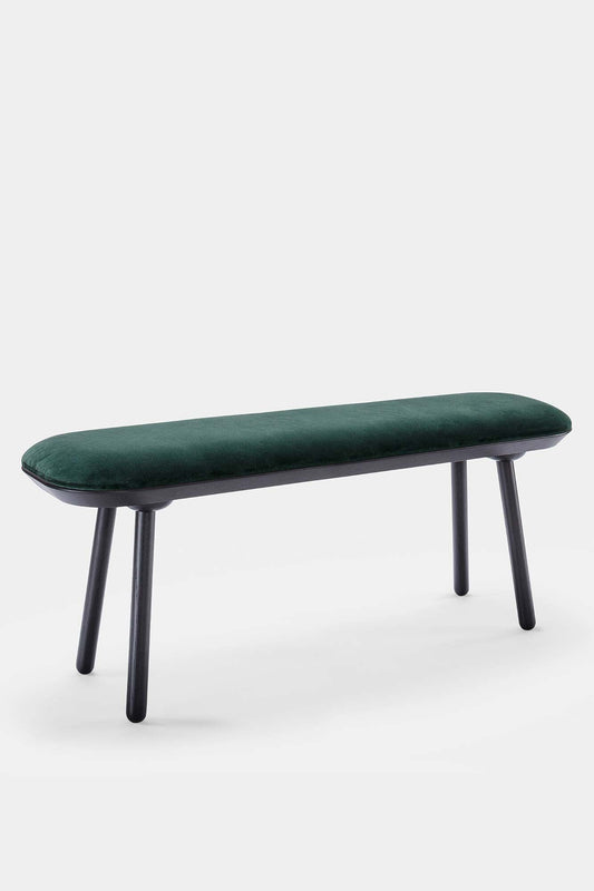 Naïve Upholstered Wood Bench