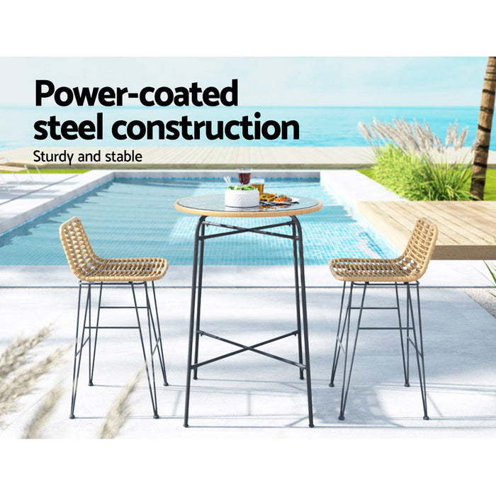 Tempered glass table