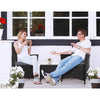 Gardeon 3PC Outdoor Bistro Set Patio Furniture Wicker Setting Chairs
