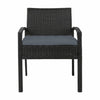 Set of 2 Outdoor Dining Chairs Wicker Chair Patio Garden Furniture