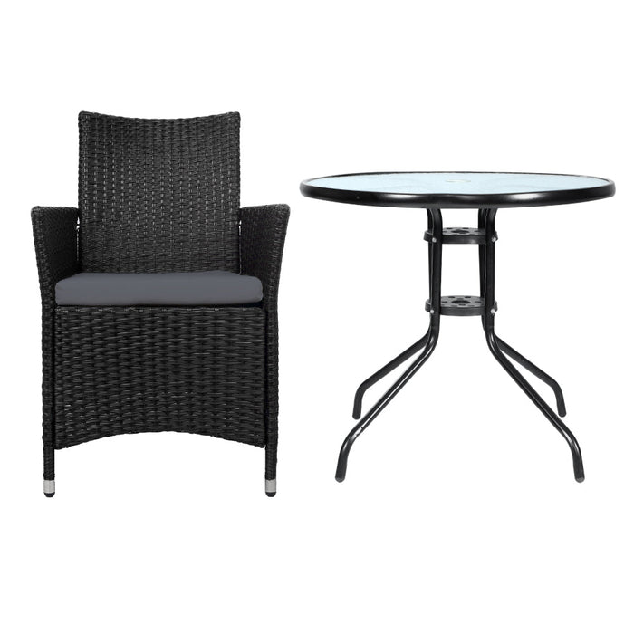 Comfortable wicker seating