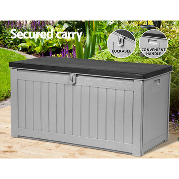NNEDSZ Outdoor Storage Box Bench Seat 190L