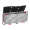NNEDSZ Outdoor Storage Box Bench Seat 390L