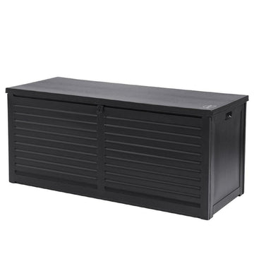 490L Outdoor Storage Box, Lockable Weatherproof Garden Container