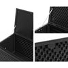 490L Outdoor Storage Box, Lockable Weatherproof Garden Container