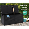 490L Outdoor Storage Box, Lockable Weatherproof Garden Container