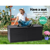 490L Outdoor Storage Box, Lockable Weatherproof Garden Container
