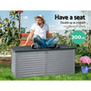 490L Outdoor Storage Box, Lockable Weatherproof Garden Container