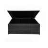 Outdoor Rattan Storage Box Garden Toy Tools Shed Uv Resistant