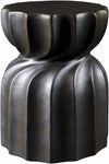 Altenbeken Outdoor Stool in Charcoal Ceramic