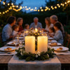 Waterproof Flameless LED Pillar Candles Set