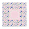 Pink Mahjong Tile Pattern Square Tablecloth - Game Night Instructions