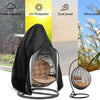 Hanging Chair Cover with Zipper Anti UV Sun Protector Outdoor Garden