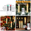 10-Piece Flameless LED Taper Candles with Remote and Timer