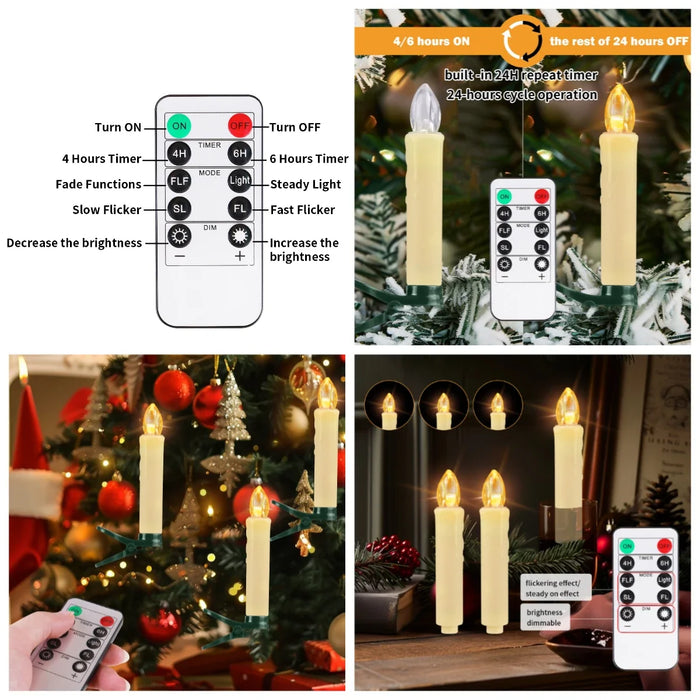 Realistic candlelight
