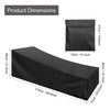 1/2 Pack Chaise Lounge Cover Waterproof Outdoor Garden Patio Chair