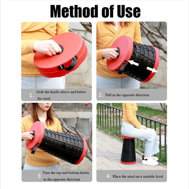 Outdoor Furniture Retractable Stool Beach Chair-2