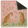 Foldable Mahjong Mat — Retro Leopard Floral