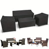4pcs/Set Patio Furniture Covers, Heavy Duty Waterproof Outdoor