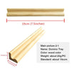 4Pcs Wooden Dominoes Trays Racks Train Dominoes Trays DIY Dominoes