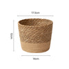 Natural Woven Flower Basket Straw Wicker Planter Storage Baskets Large