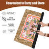 Foldable Mahjong Mat — Leopard Tropical