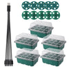Seed Starter Tray Box With LED Grow Light Nursery Pot Seedling