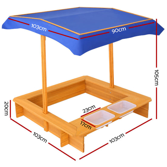 NNEDSZ Outdoor Canopy Sand Pit-1