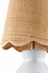 Faded Driftwood Ceramic Accent Table Lamp
